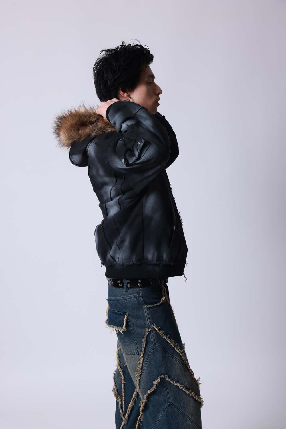 【P.N UNDERGROUND】ファー脱着スプレーフードBZ (735430)