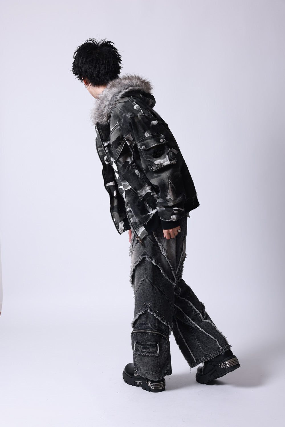 【P.N UNDERGROUND】ファー脱着スプレーフードBZ (735430)