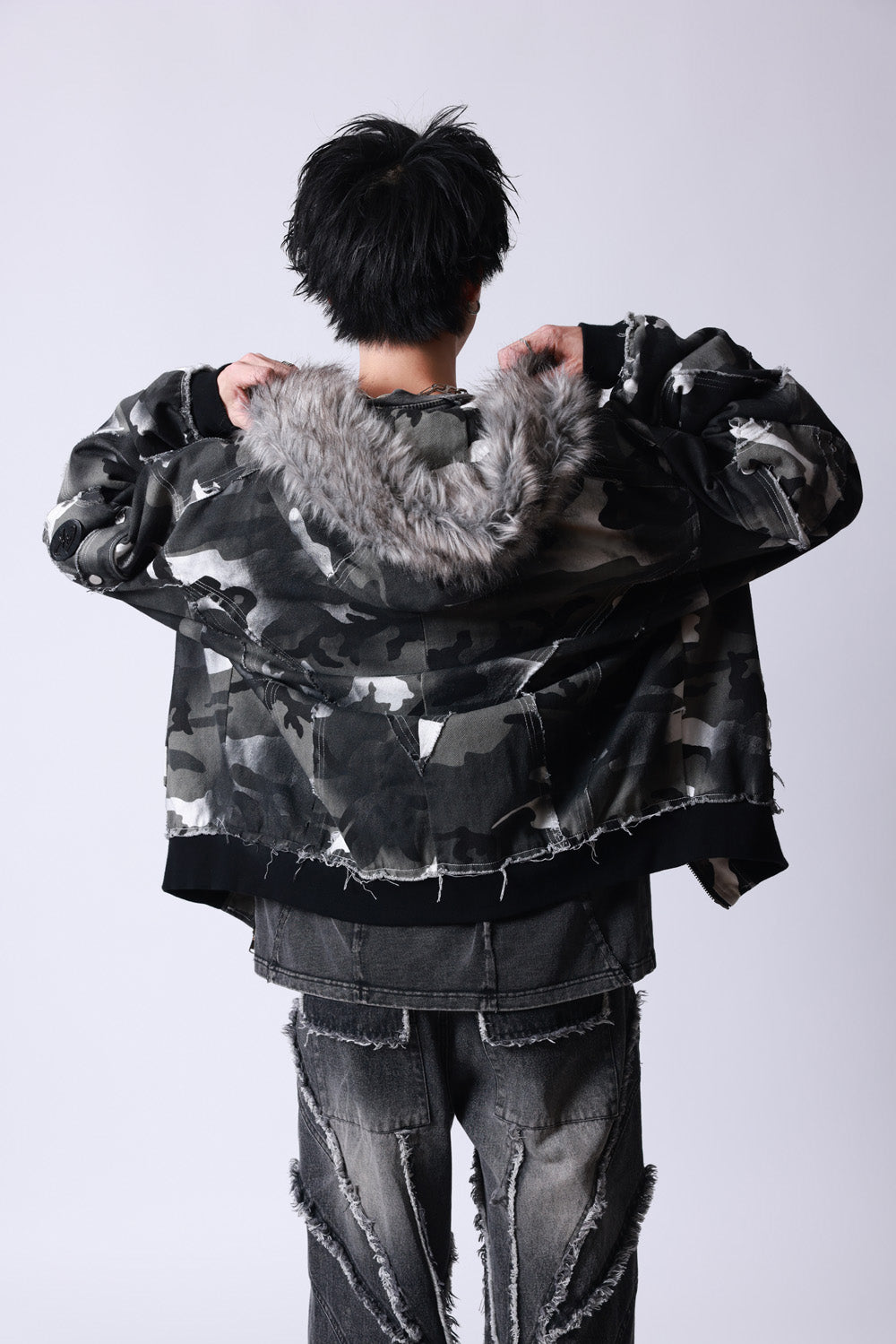 【P.N UNDERGROUND】ファー脱着スプレーフードBZ (735430)