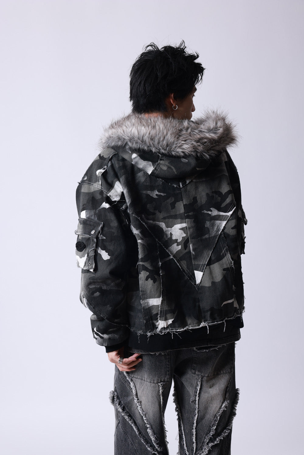 【P.N UNDERGROUND】ファー脱着スプレーフードBZ (735430)