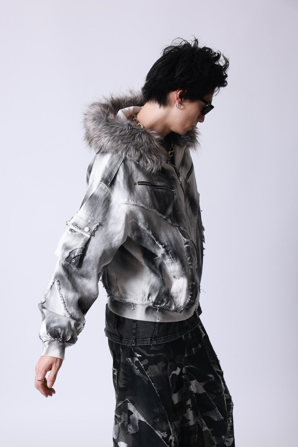 【P.N UNDERGROUND】ファー脱着スプレーフードBZ (735430)