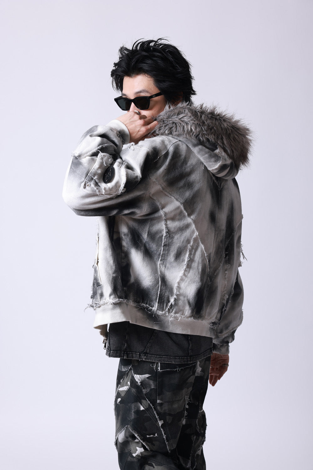 【P.N UNDERGROUND】ファー脱着スプレーフードBZ (735430)