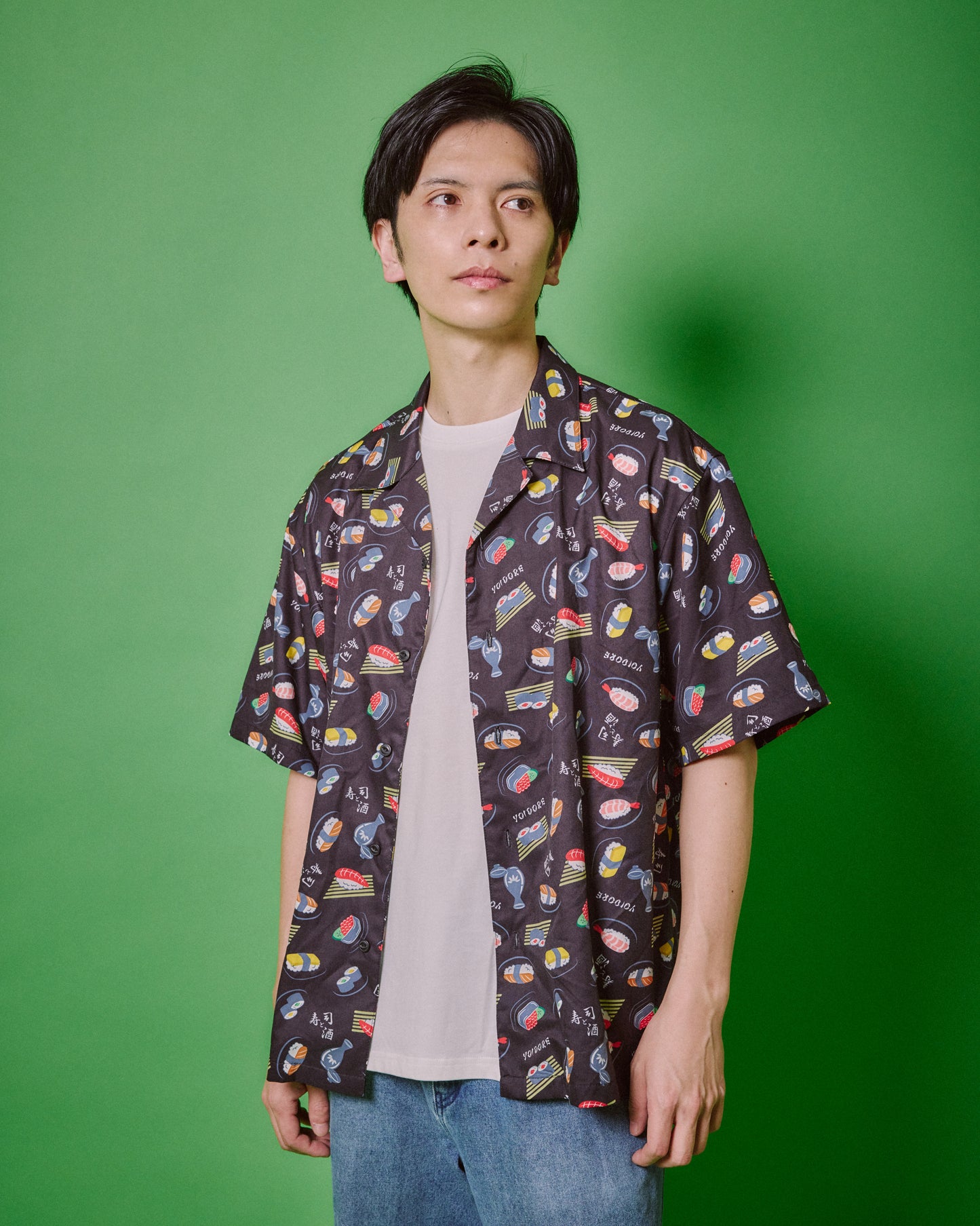 【YOIDORE】寿司酒アロハシャツ (825700)