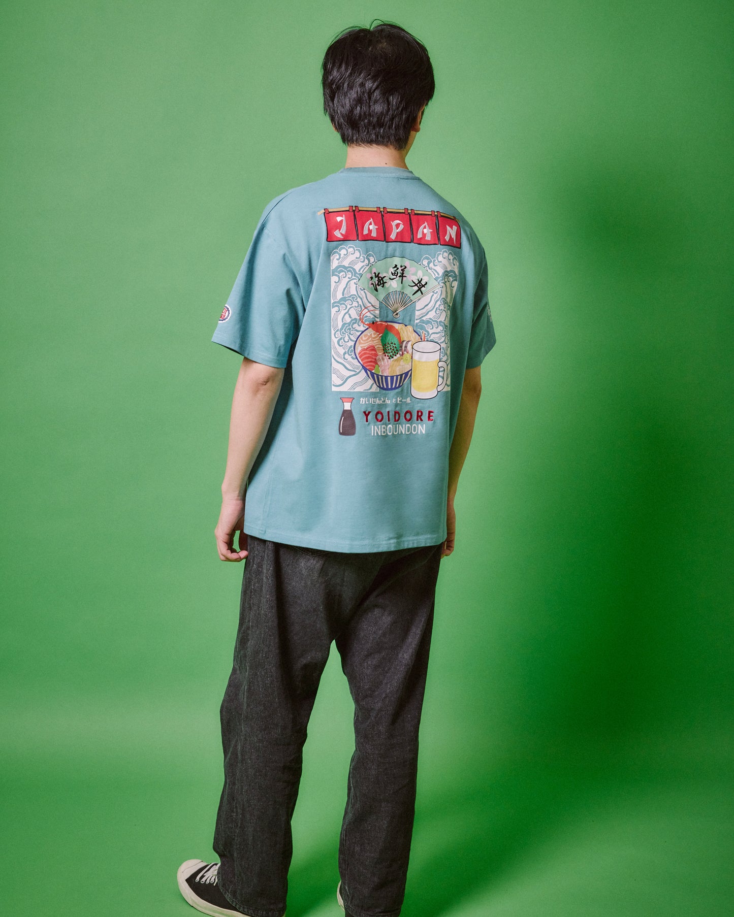 【YOIDORE】海鮮丼とビール TEE (825622)