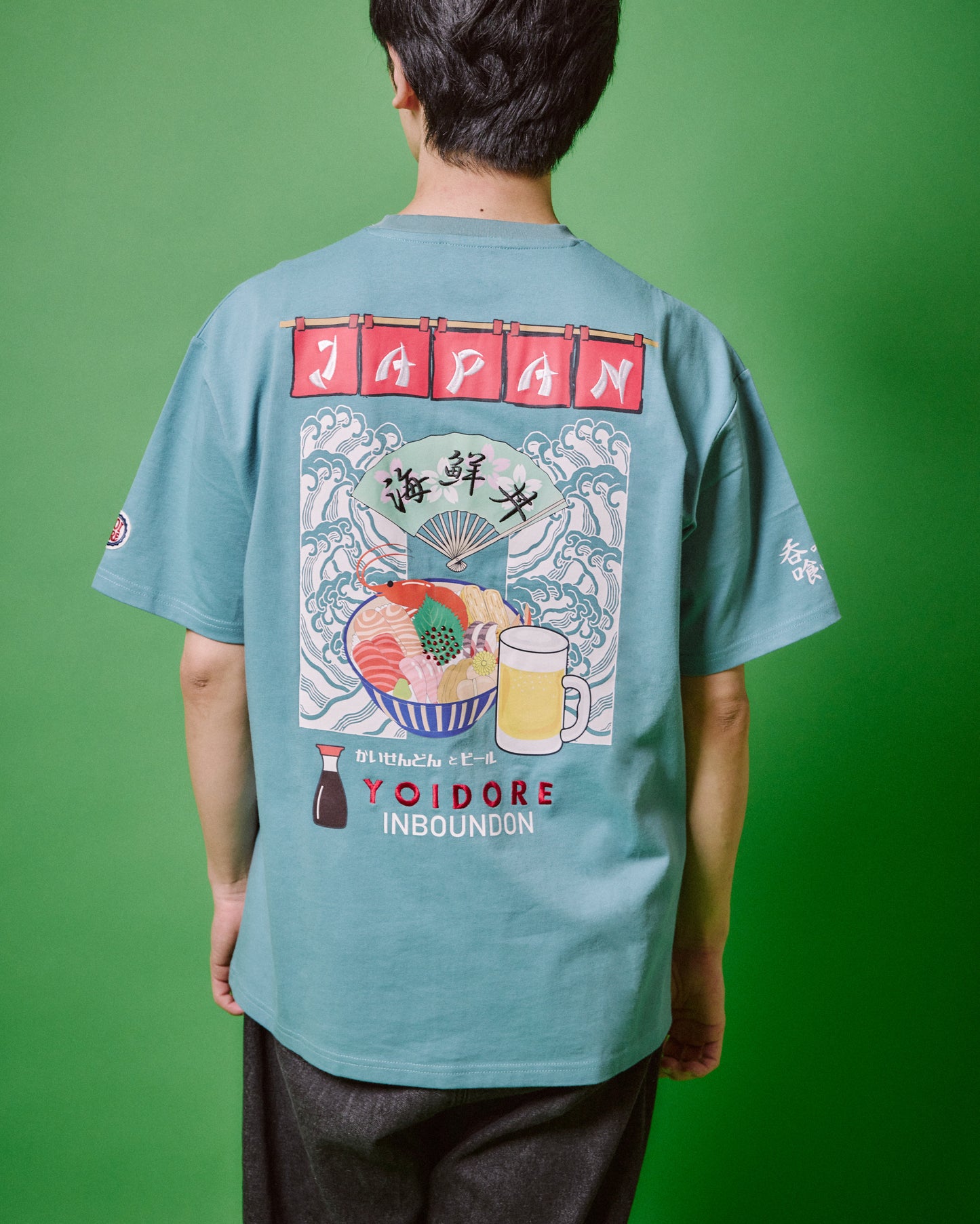 【YOIDORE】海鮮丼とビール TEE (825622)