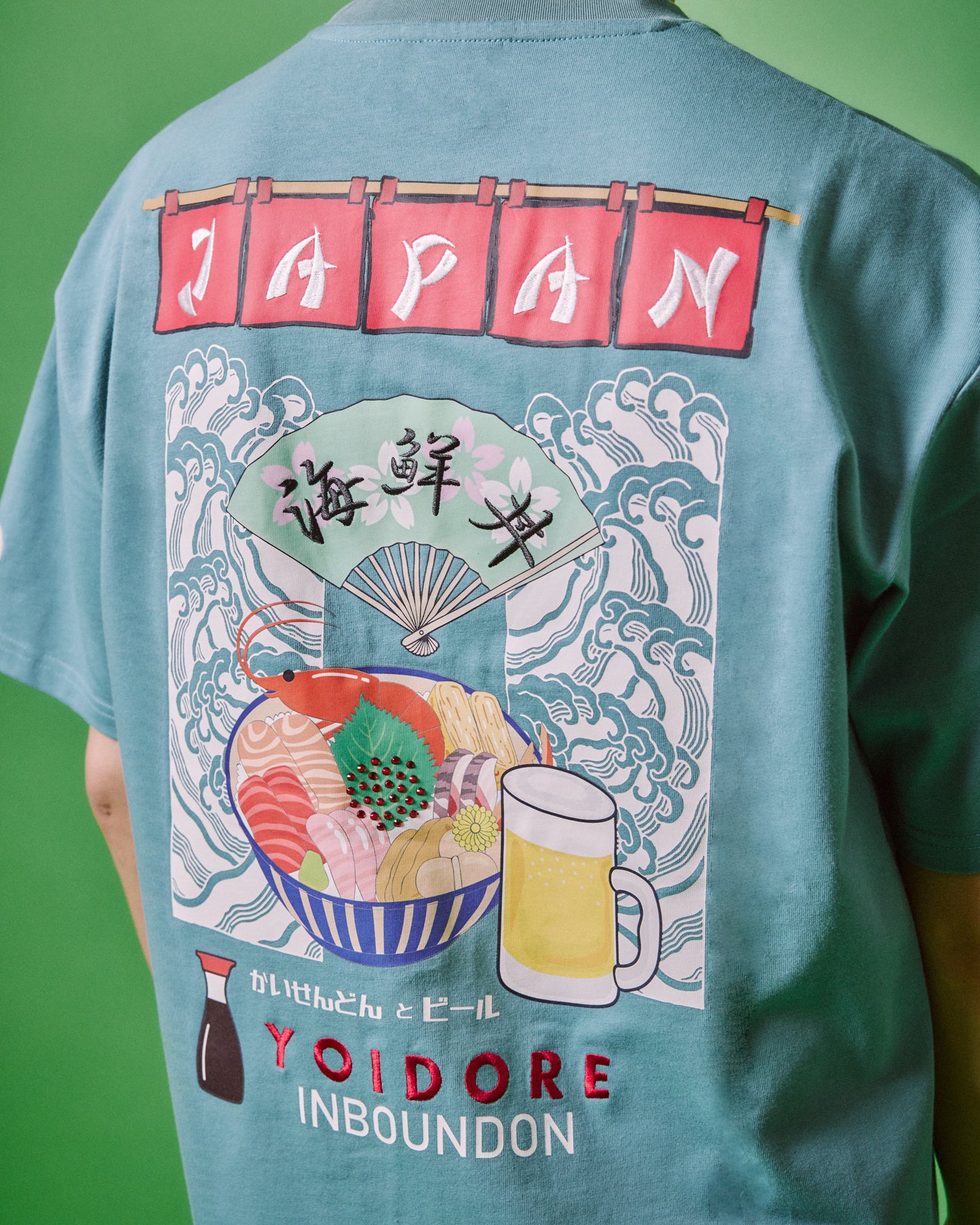 【YOIDORE】海鮮丼とビール TEE (825622)