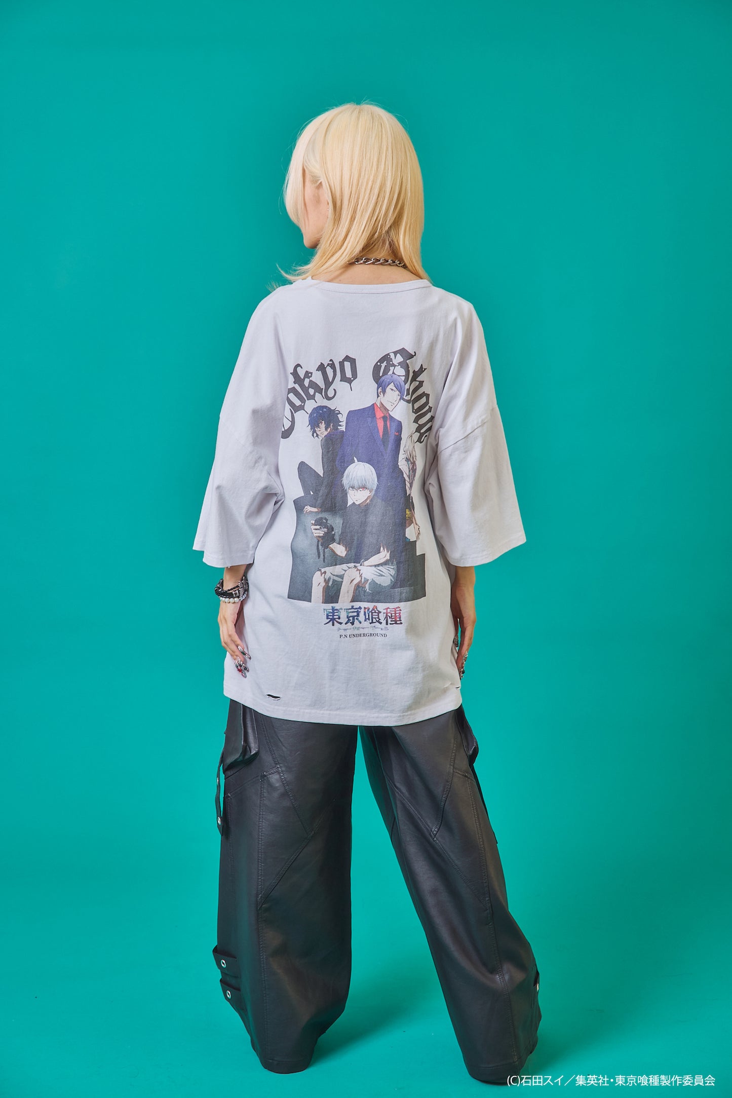 【P.N UNDERGROUND×東京喰種】東京喰種ダメージ TEE (735621)