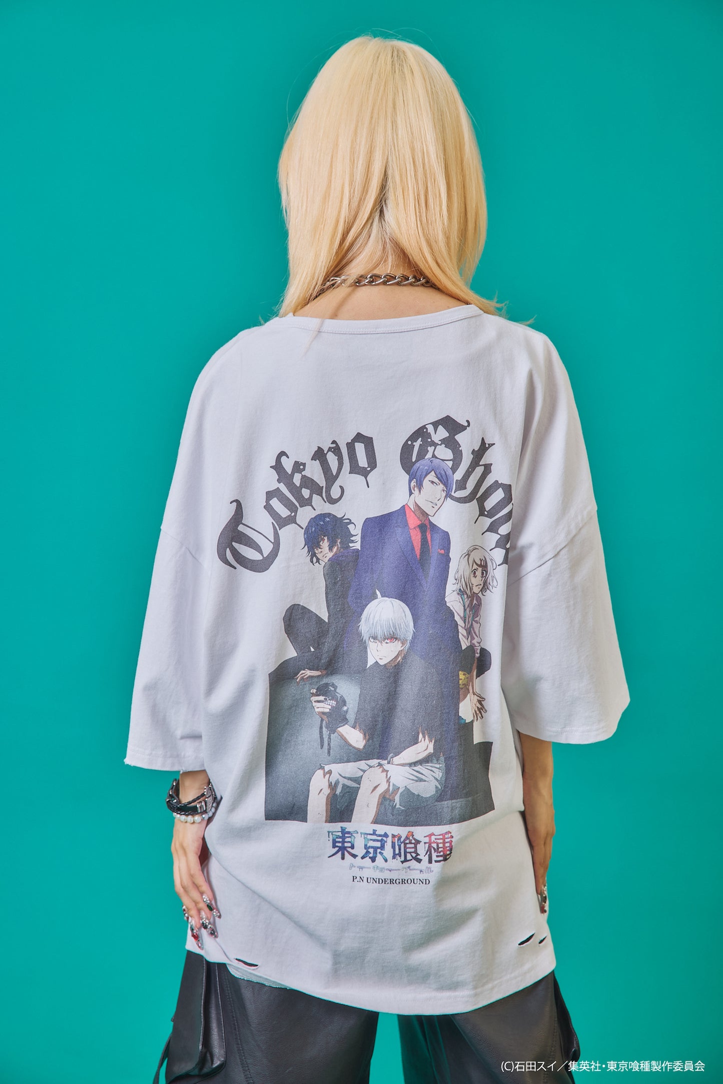 【P.N UNDERGROUND×東京喰種】東京喰種ダメージ TEE (735621)