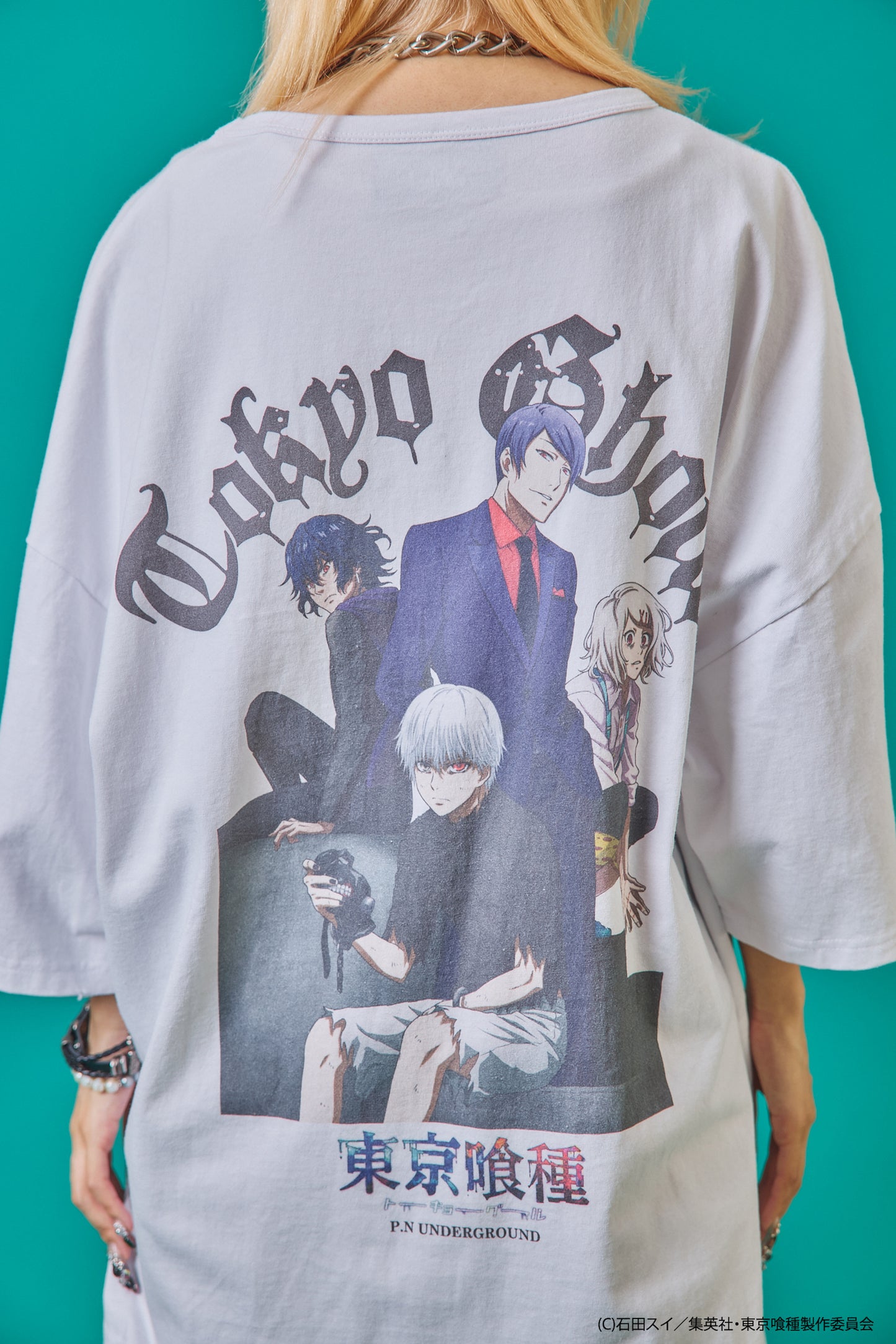 【P.N UNDERGROUND×東京喰種】東京喰種ダメージ TEE (735621)