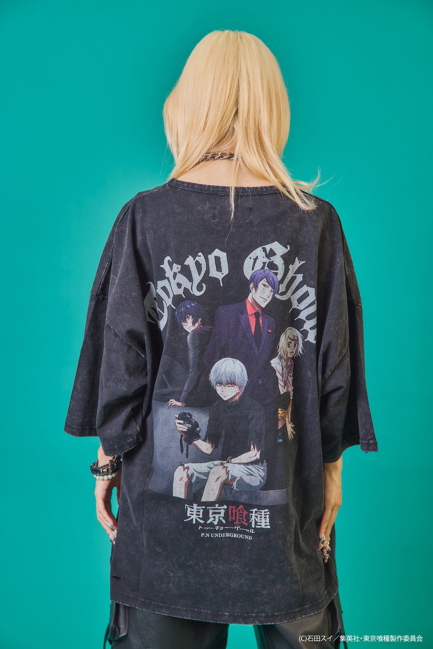【P.N UNDERGROUND×東京喰種】東京喰種ダメージ TEE (735621)