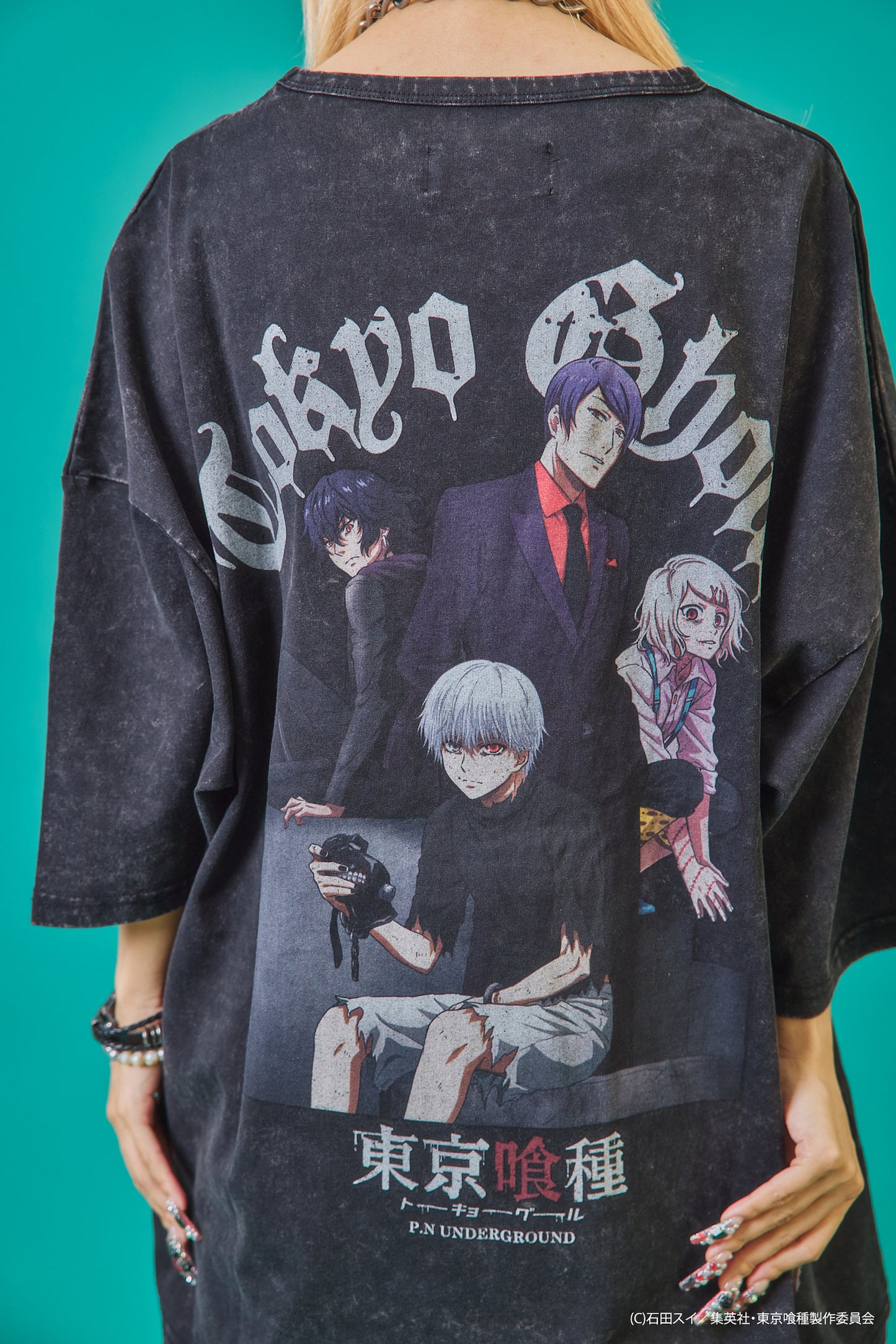 【P.N UNDERGROUND×東京喰種】東京喰種ダメージ TEE (735621)
