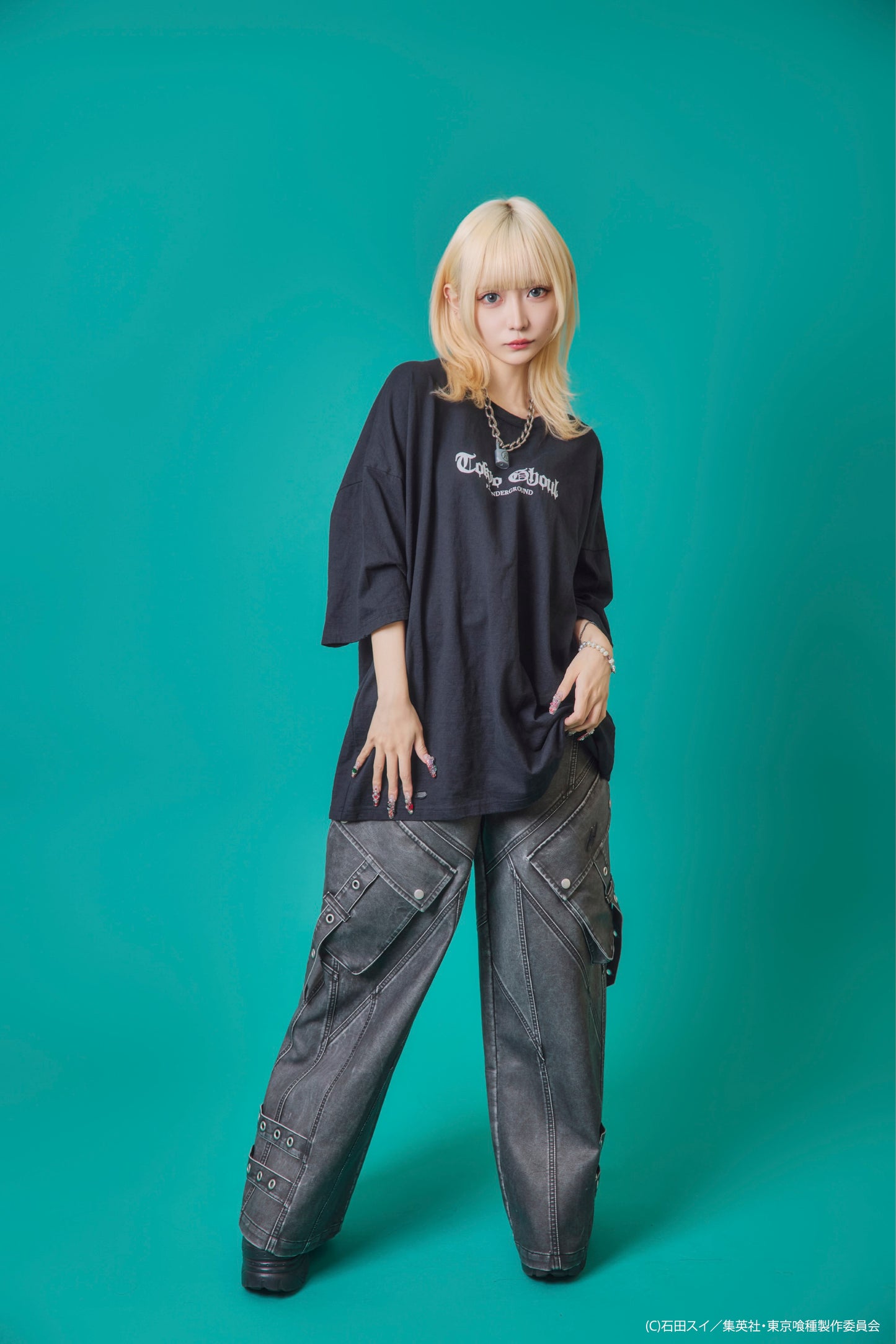 【P.N UNDERGROUND×東京喰種】東京喰種ダメージ TEE (735621)