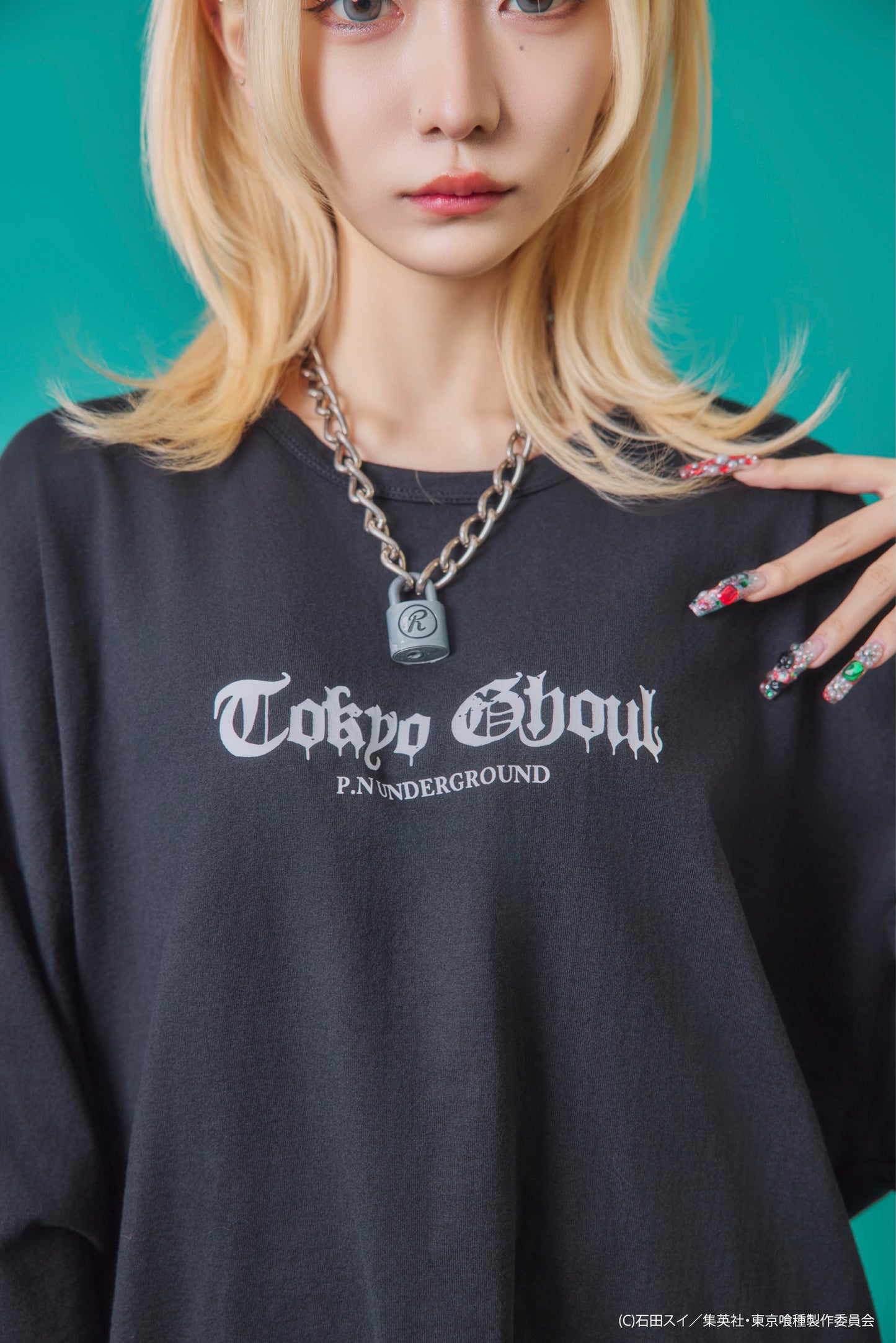 【P.N UNDERGROUND×東京喰種】東京喰種ダメージ TEE (735621)