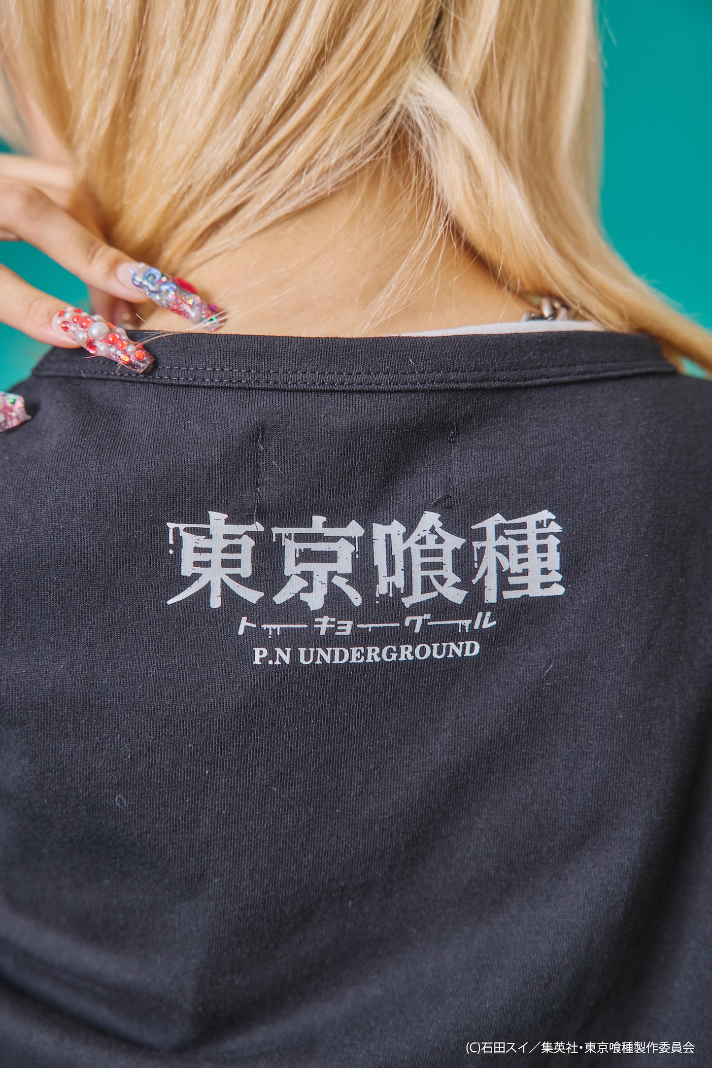 【P.N UNDERGROUND×東京喰種】鈴屋什造ダメージ TEE (735622)