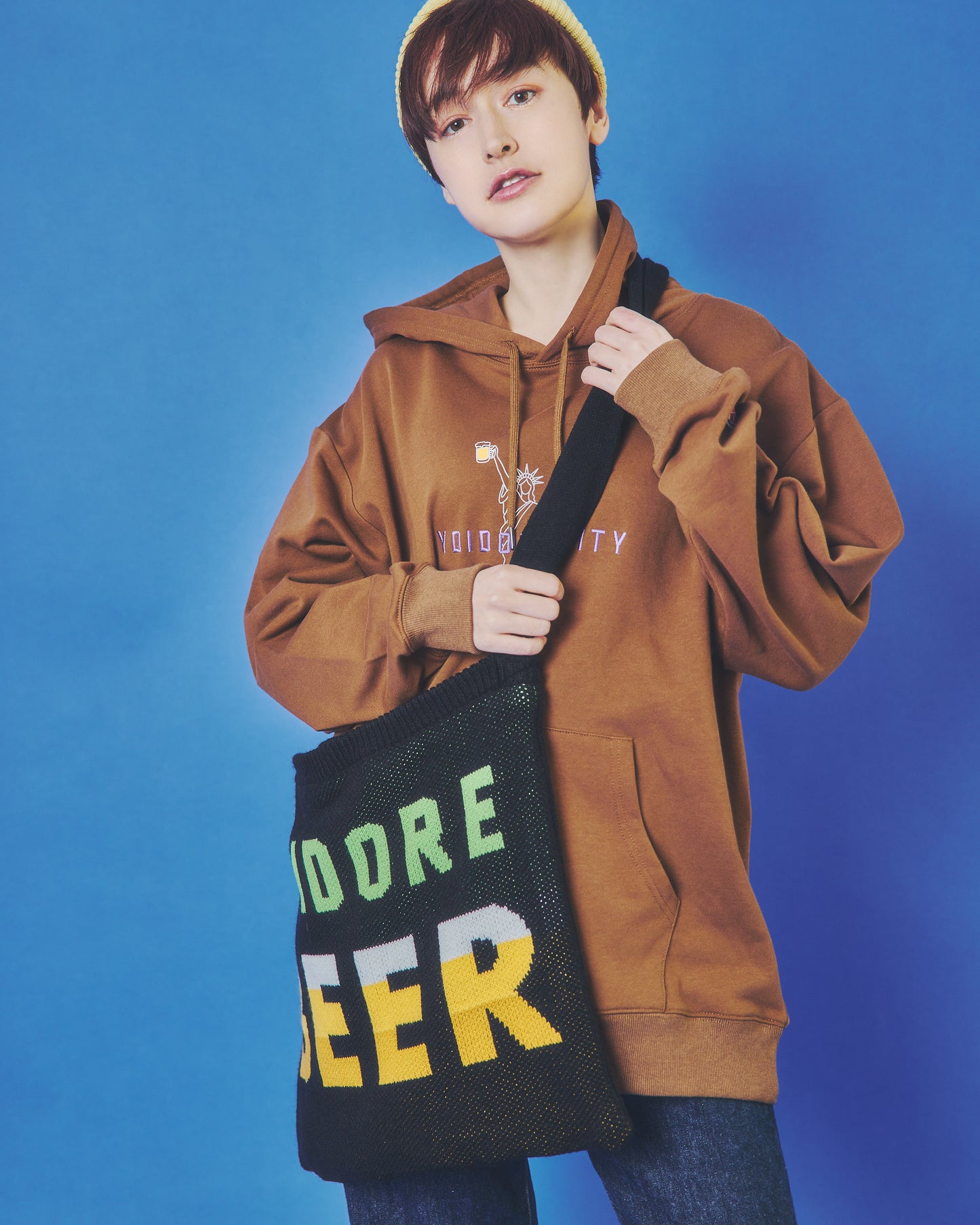 【YOIDORE】 BEER ジャガードニットBAG (835500)