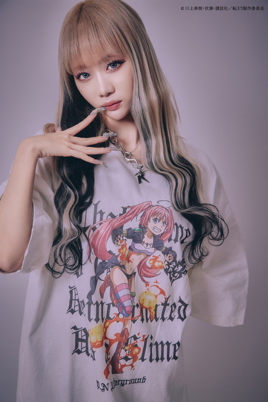 【P.N UNDERGROUND_転生したらスライムだった件】ミリムダメージ TEE (716606)