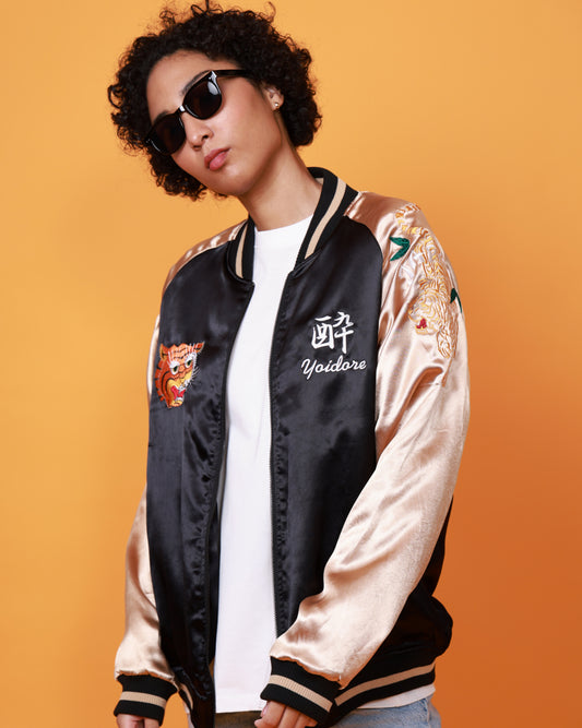 【YOIDORE】JAPANスーベニア リバーシブルスカジャン (815101)