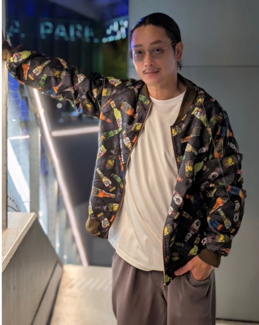 【YOIDORE】 BEER総柄 リバーシブルジャケット (835400)