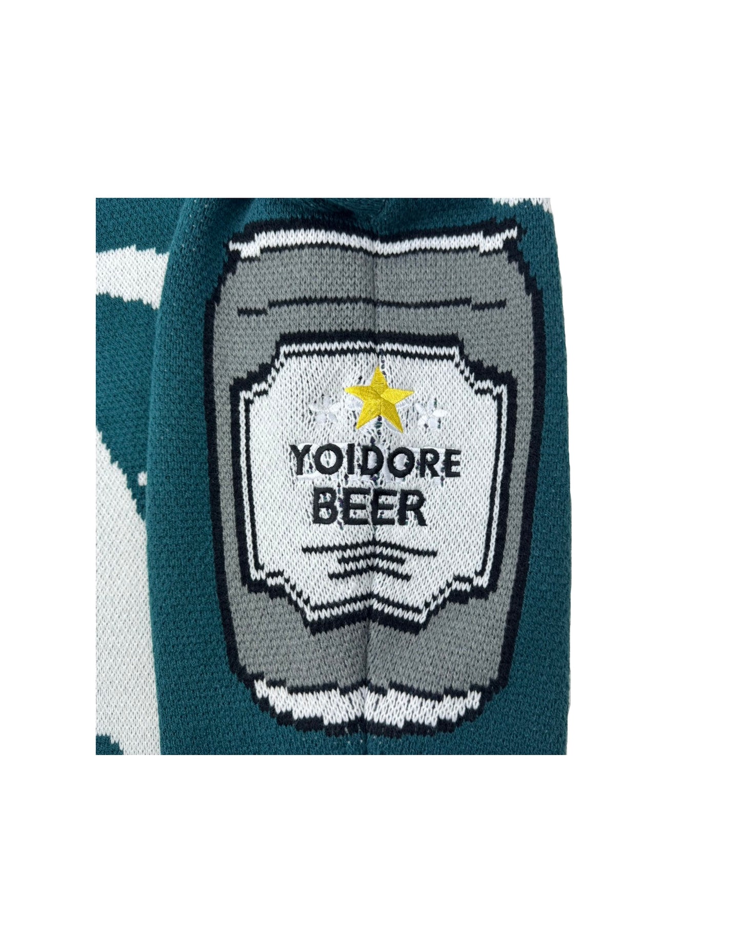【YOIDORE】BEERビッグロゴ ジャガードニット (835800)