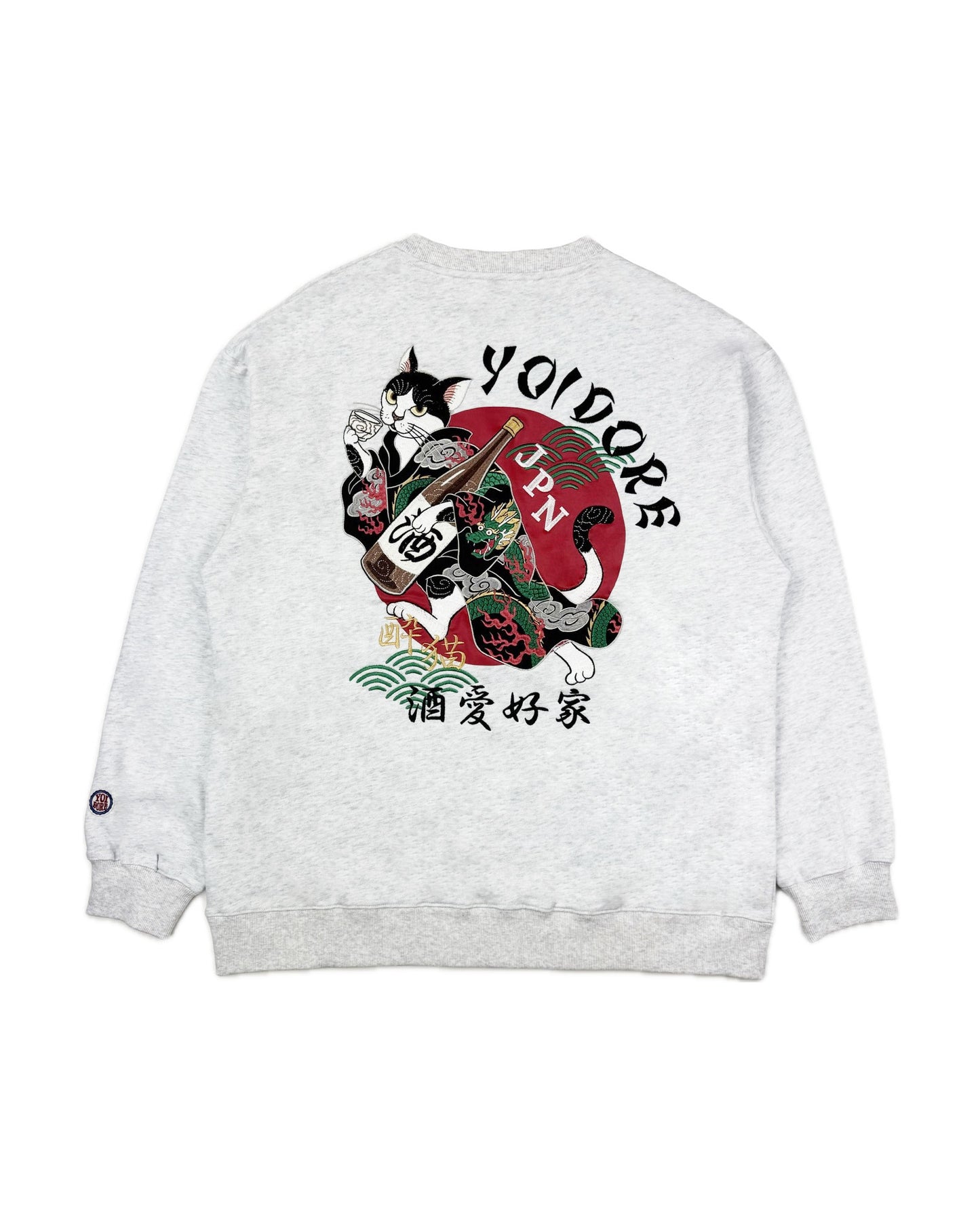 【YOIDORE】 酔い猫 クルーネックスウェット (835205)