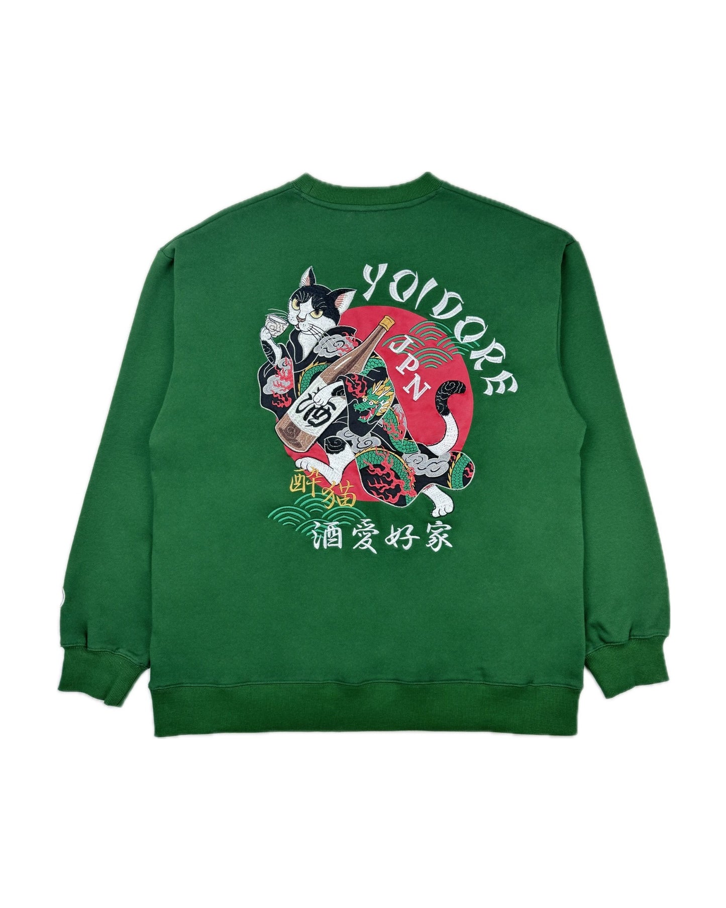 【YOIDORE】 酔い猫 クルーネックスウェット (835205)