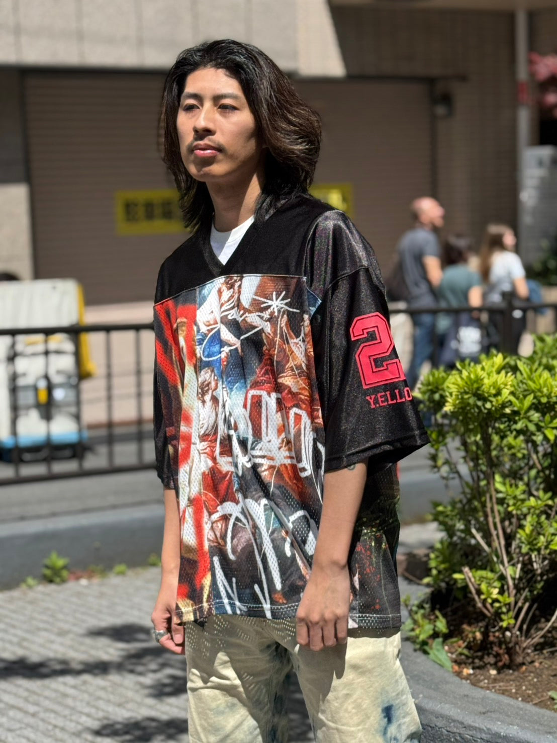 【Y.e(J)ow】PAINTINGグラフィック ホッケージャージ (125620)