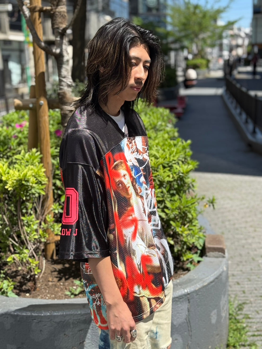 【Y.e(J)ow】PAINTINGグラフィック ホッケージャージ (125620)