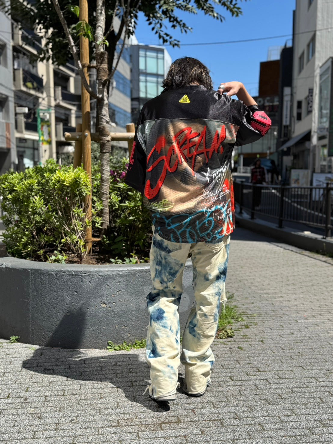 【Y.e(J)ow】PAINTINGグラフィック ホッケージャージ (125620)