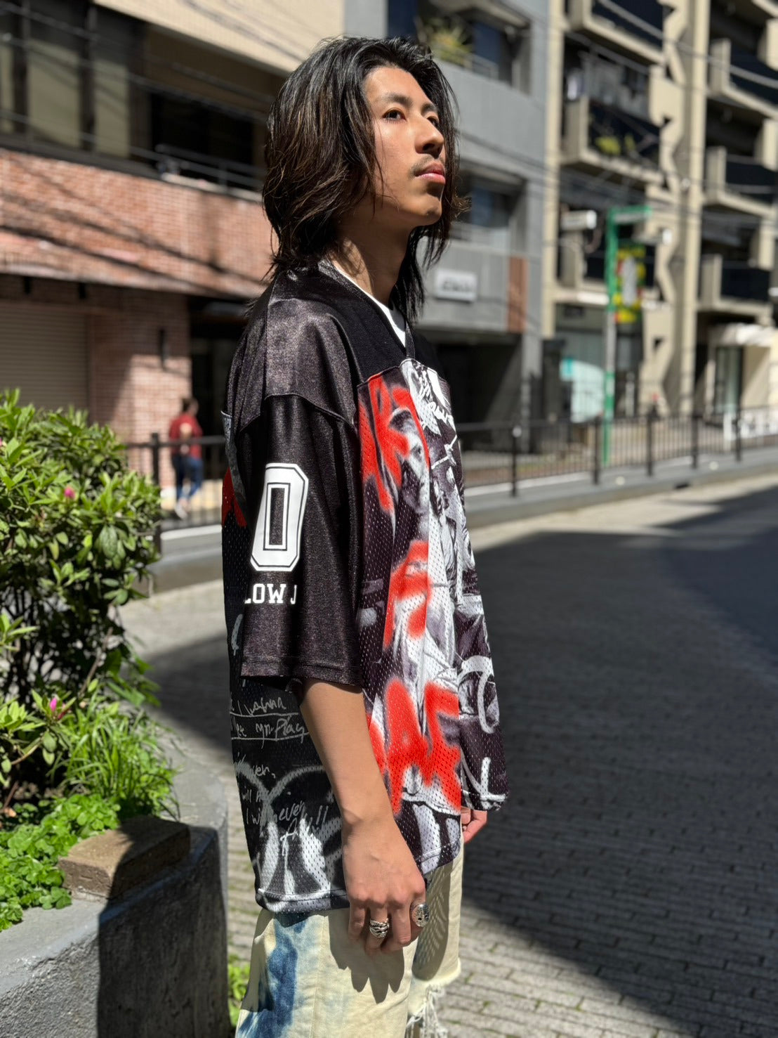 【Y.e(J)ow】PAINTINGグラフィック ホッケージャージ (125620)