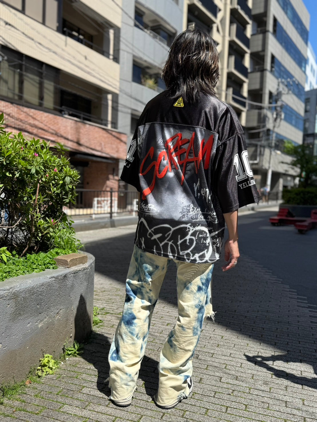【Y.e(J)ow】PAINTINGグラフィック ホッケージャージ (125620)