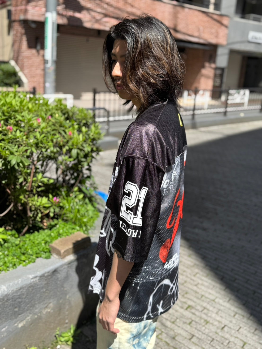 【Y.e(J)ow】PAINTINGグラフィック ホッケージャージ (125620)