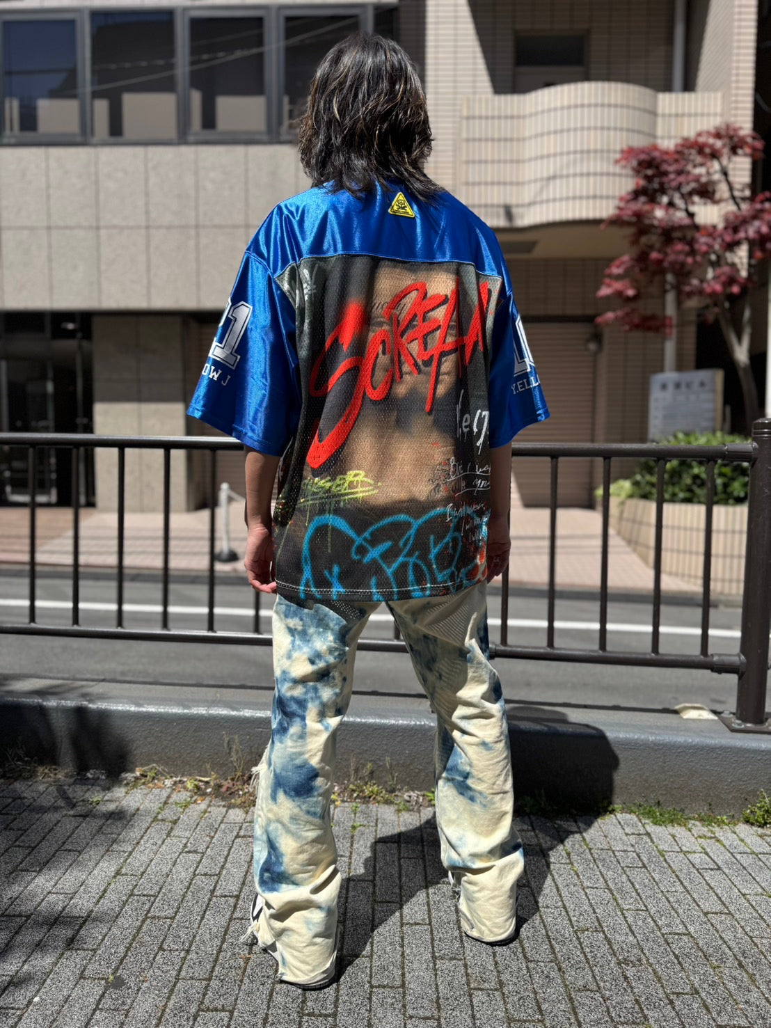 【Y.e(J)ow】PAINTINGグラフィック ホッケージャージ (125620)