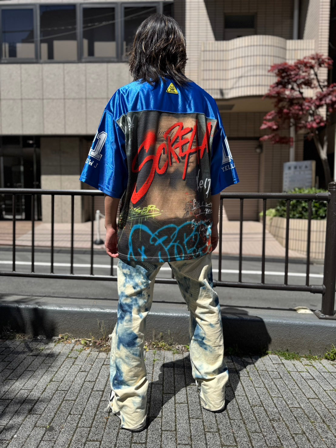 【Y.e(J)ow】PAINTINGグラフィック ホッケージャージ (125620)
