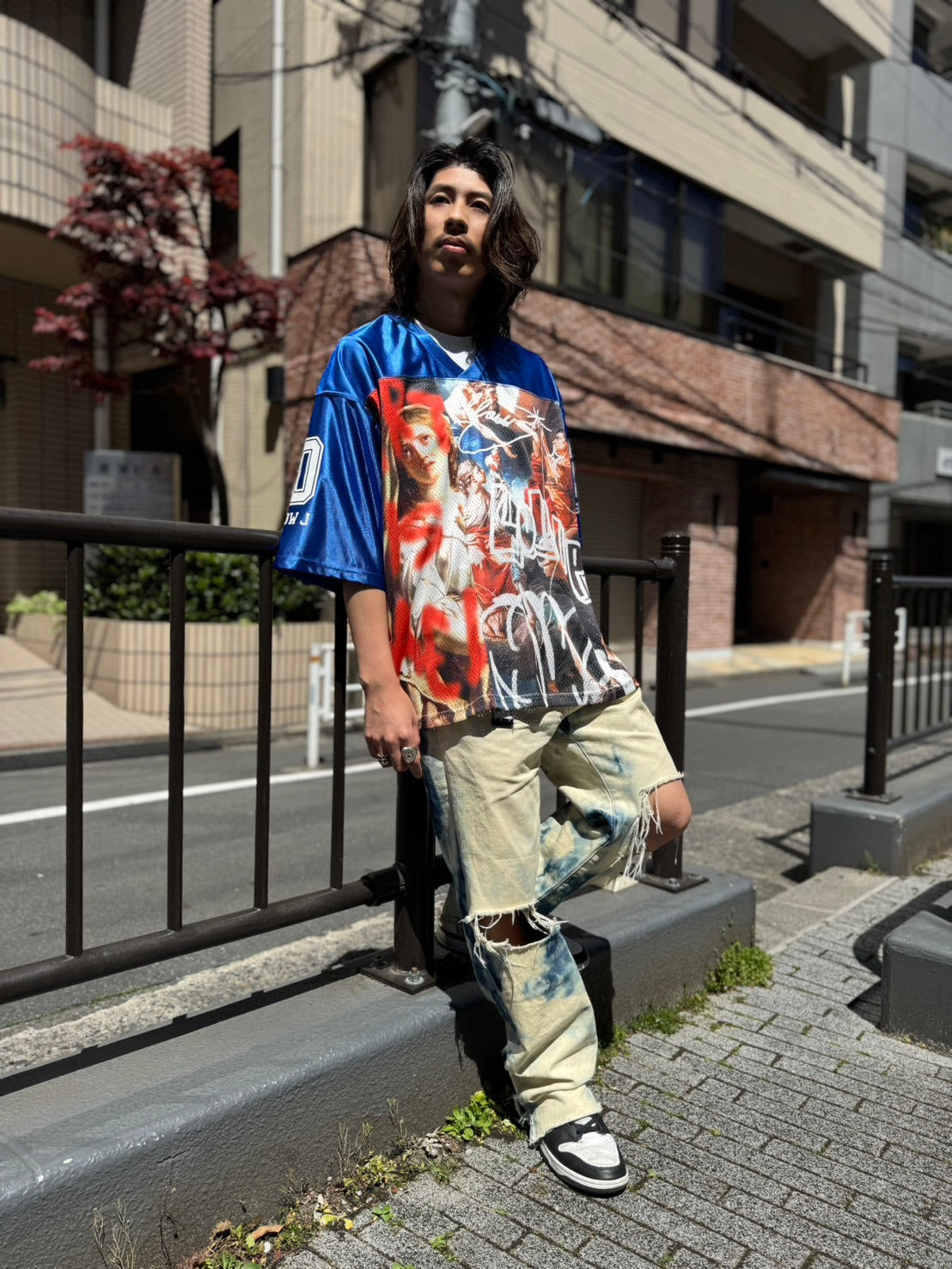 【Y.e(J)ow】PAINTINGグラフィック ホッケージャージ (125620)