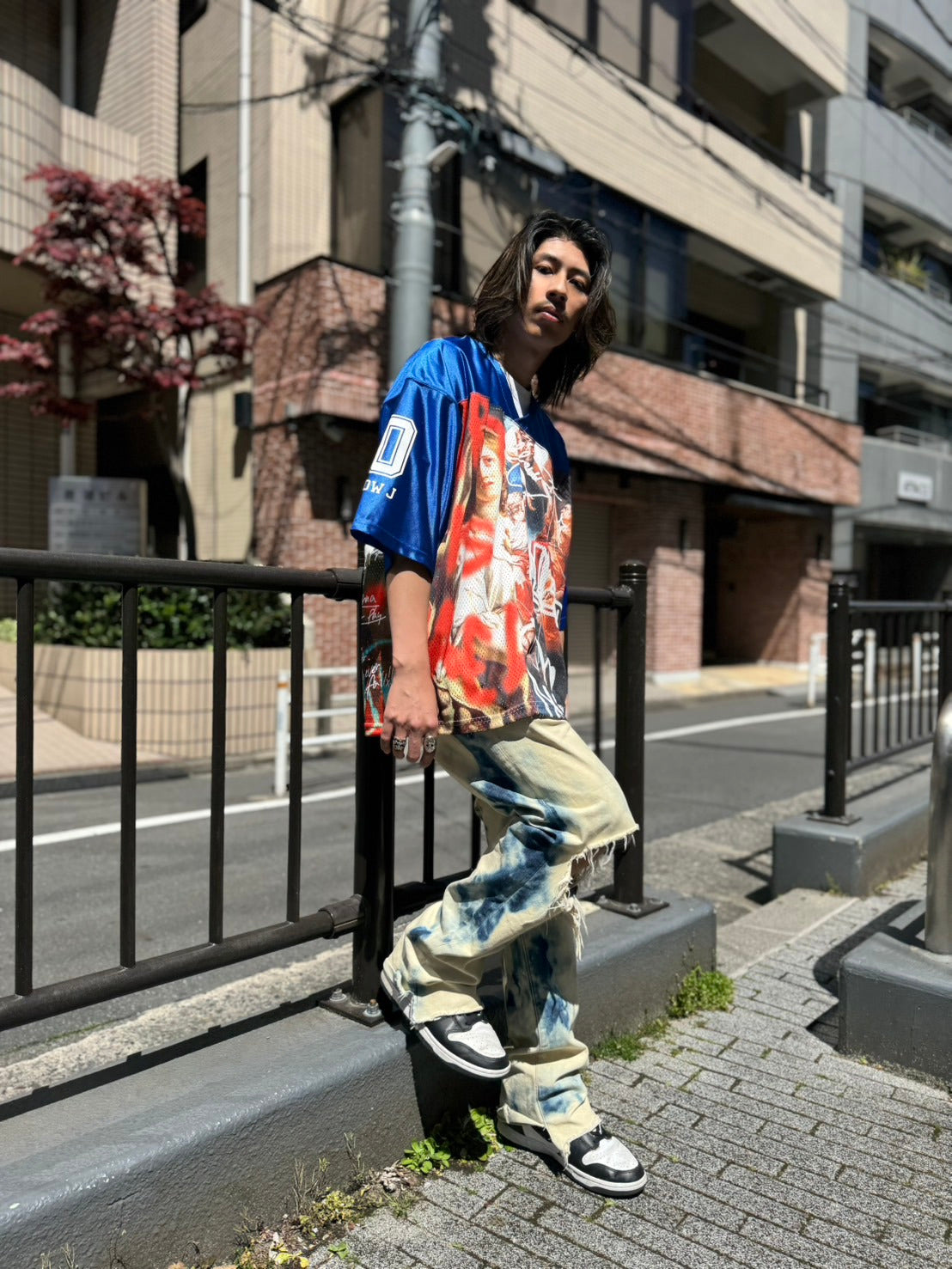 【Y.e(J)ow】PAINTINGグラフィック ホッケージャージ (125620)