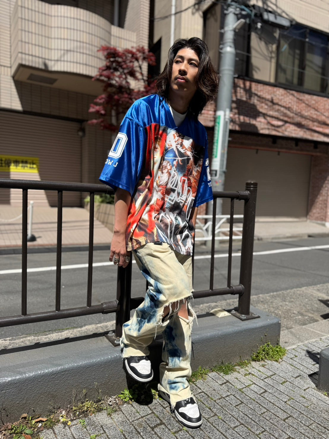 【Y.e(J)ow】PAINTINGグラフィック ホッケージャージ (125620)