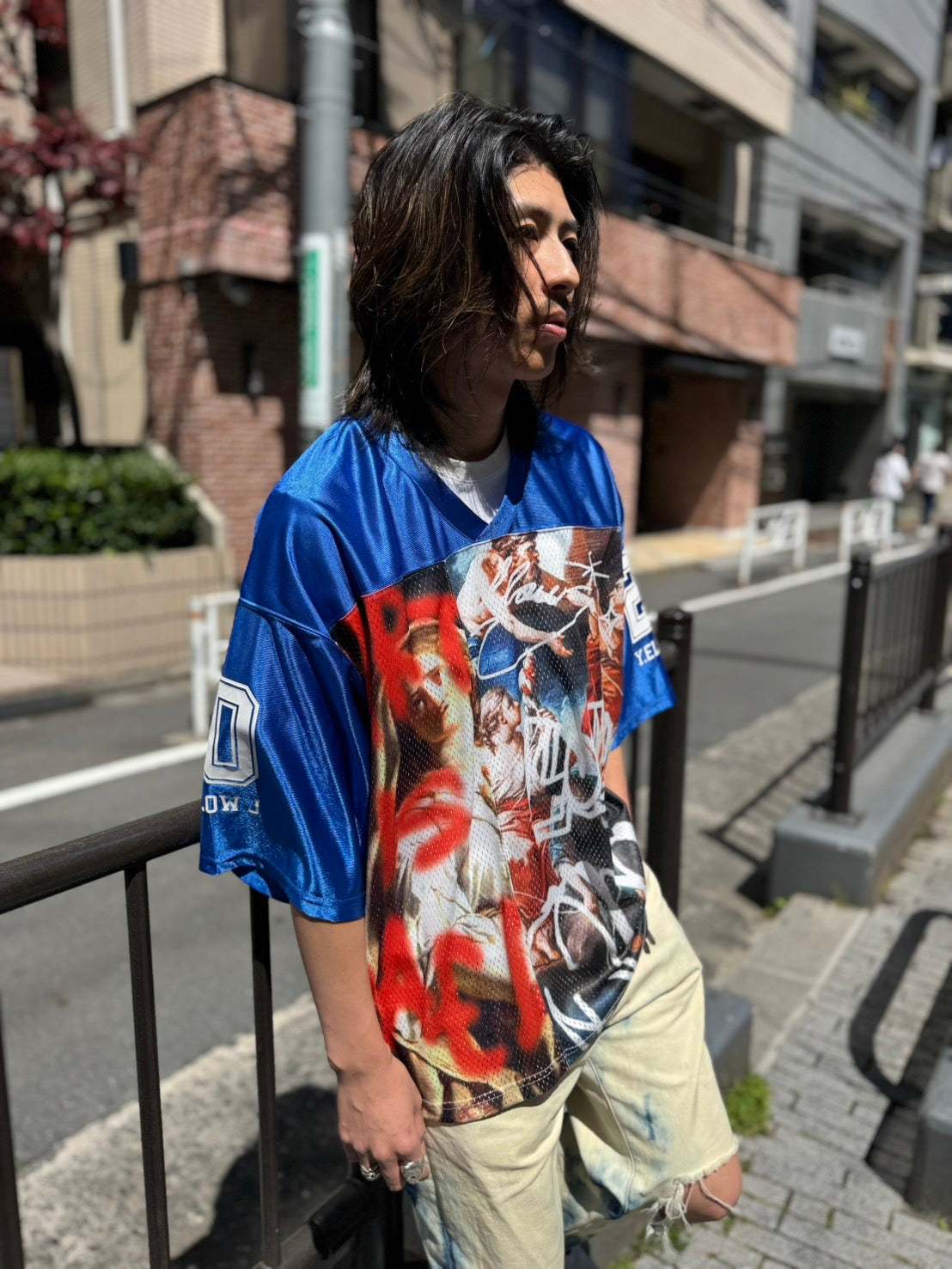 【Y.e(J)ow】PAINTINGグラフィック ホッケージャージ (125620)