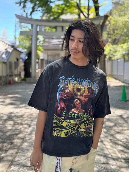 【Y.e(J)ow】ヴィンテージピグメント ROCKグラフィック TEE (125405)