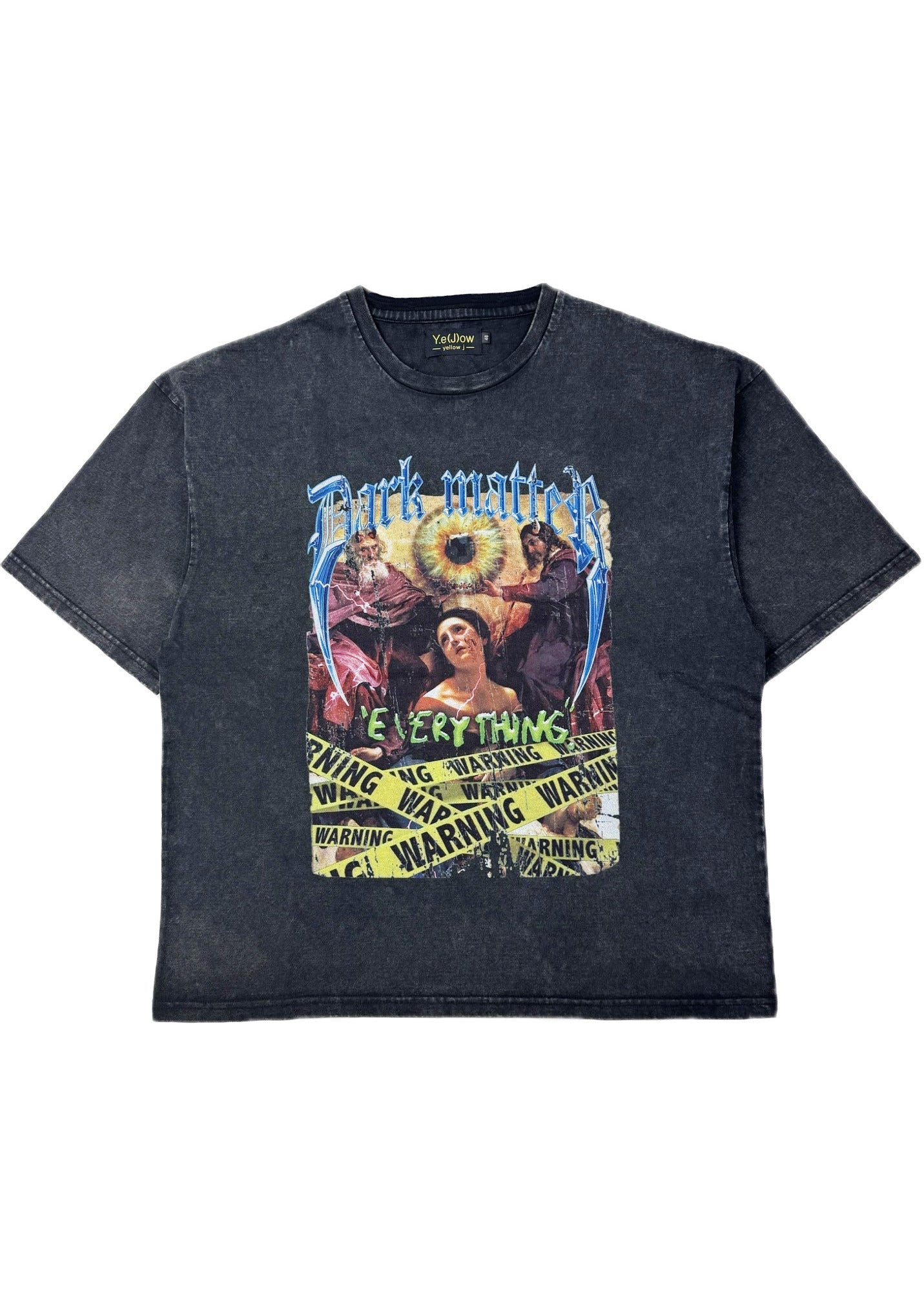 【Y.e(J)ow】ヴィンテージピグメント ROCKグラフィック TEE (125405)