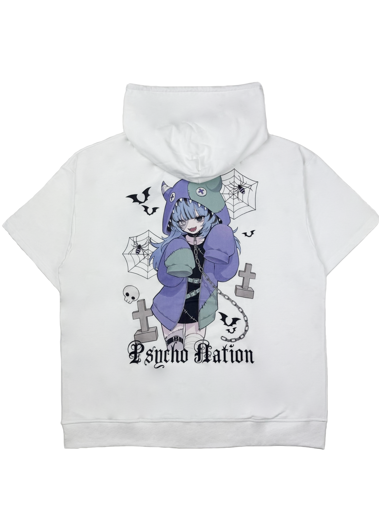 【PSYCHO NATION】× 寝田ルネ ゾンビZIPパーカー (725206)