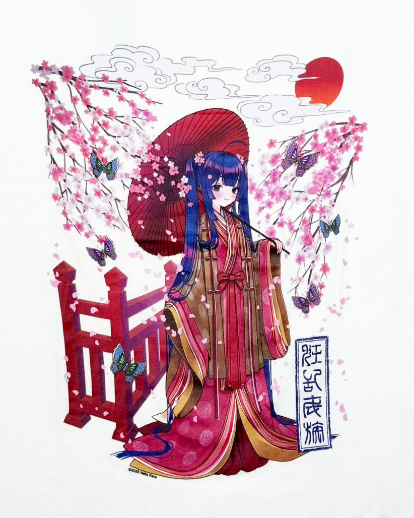 【PSYCHO NATION】× 寝田ルネ 桜着物TEE (735601)