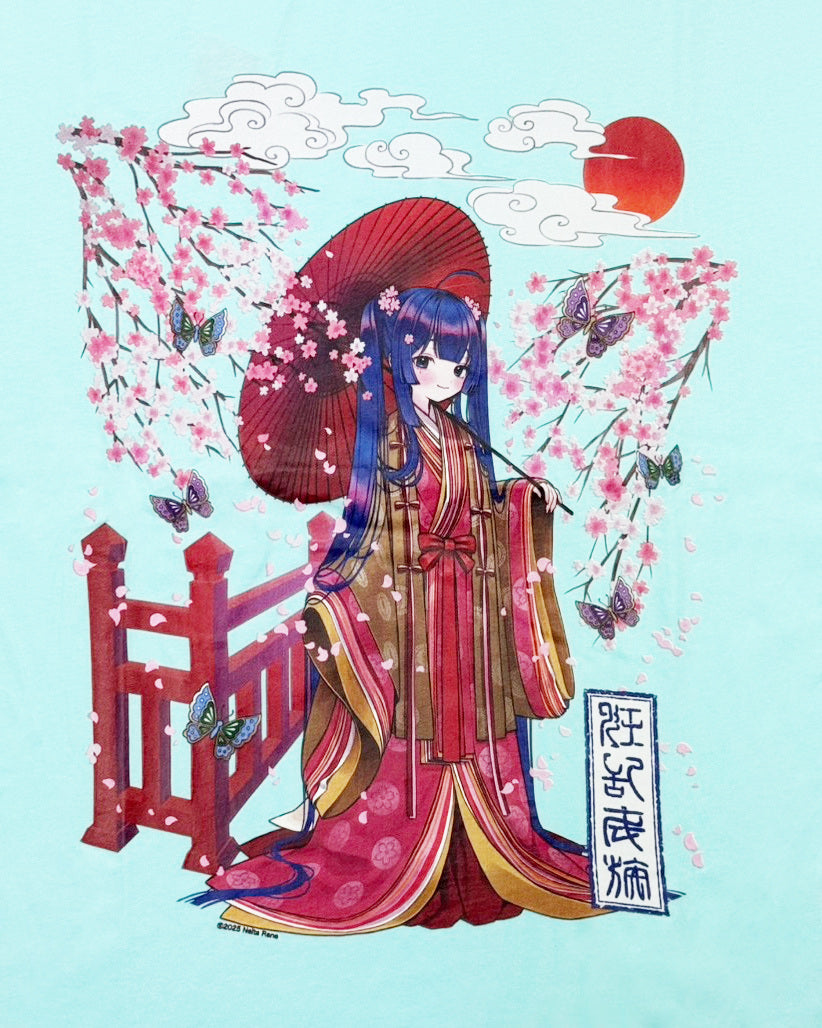【PSYCHO NATION】× 寝田ルネ 桜着物TEE (735601)