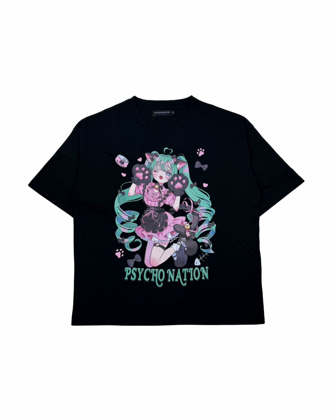 【PSYCHO NATION】× 寝田ルネ 猫耳メイド TEE (735600)