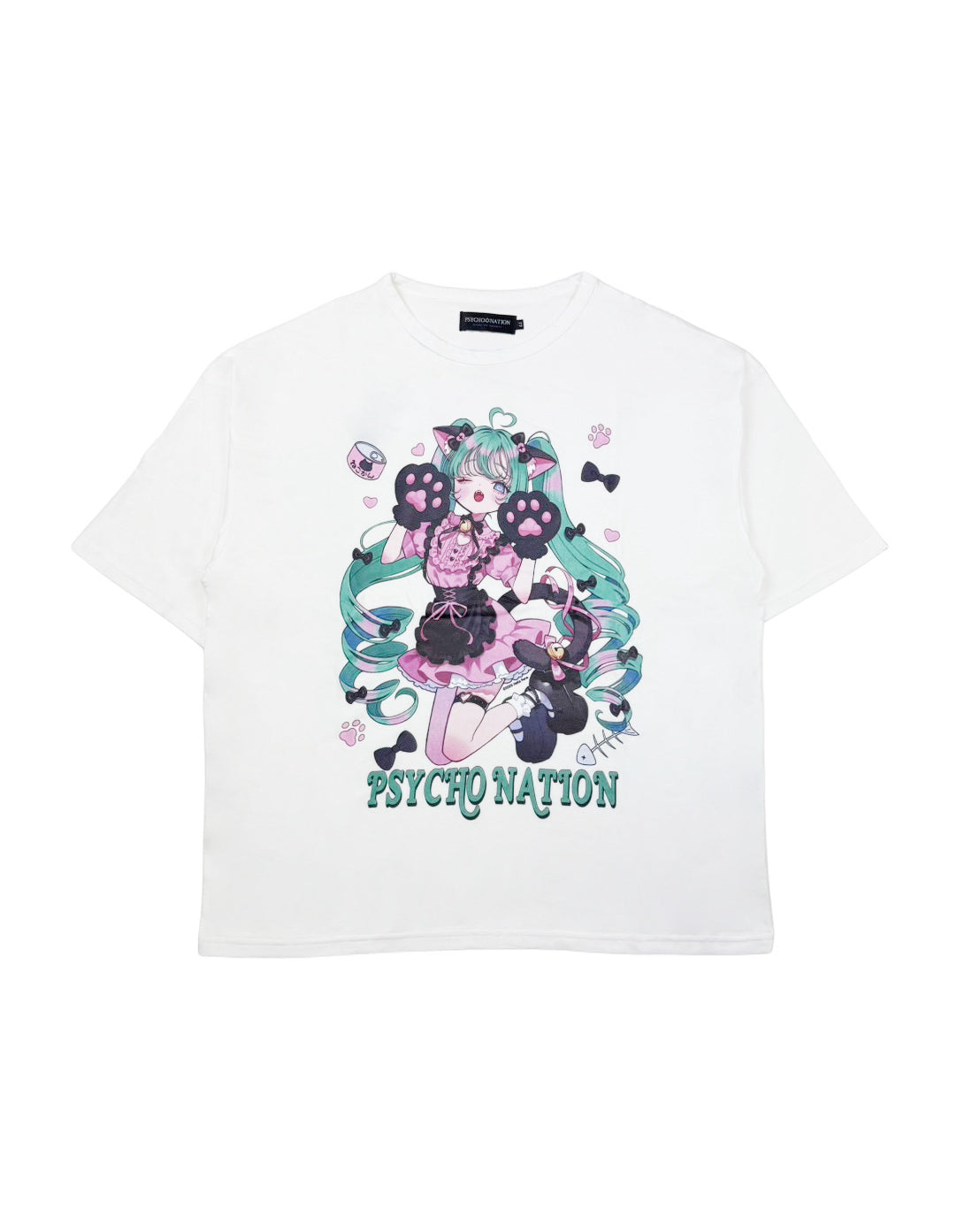 【PSYCHO NATION】× 寝田ルネ 猫耳メイド TEE (735600)