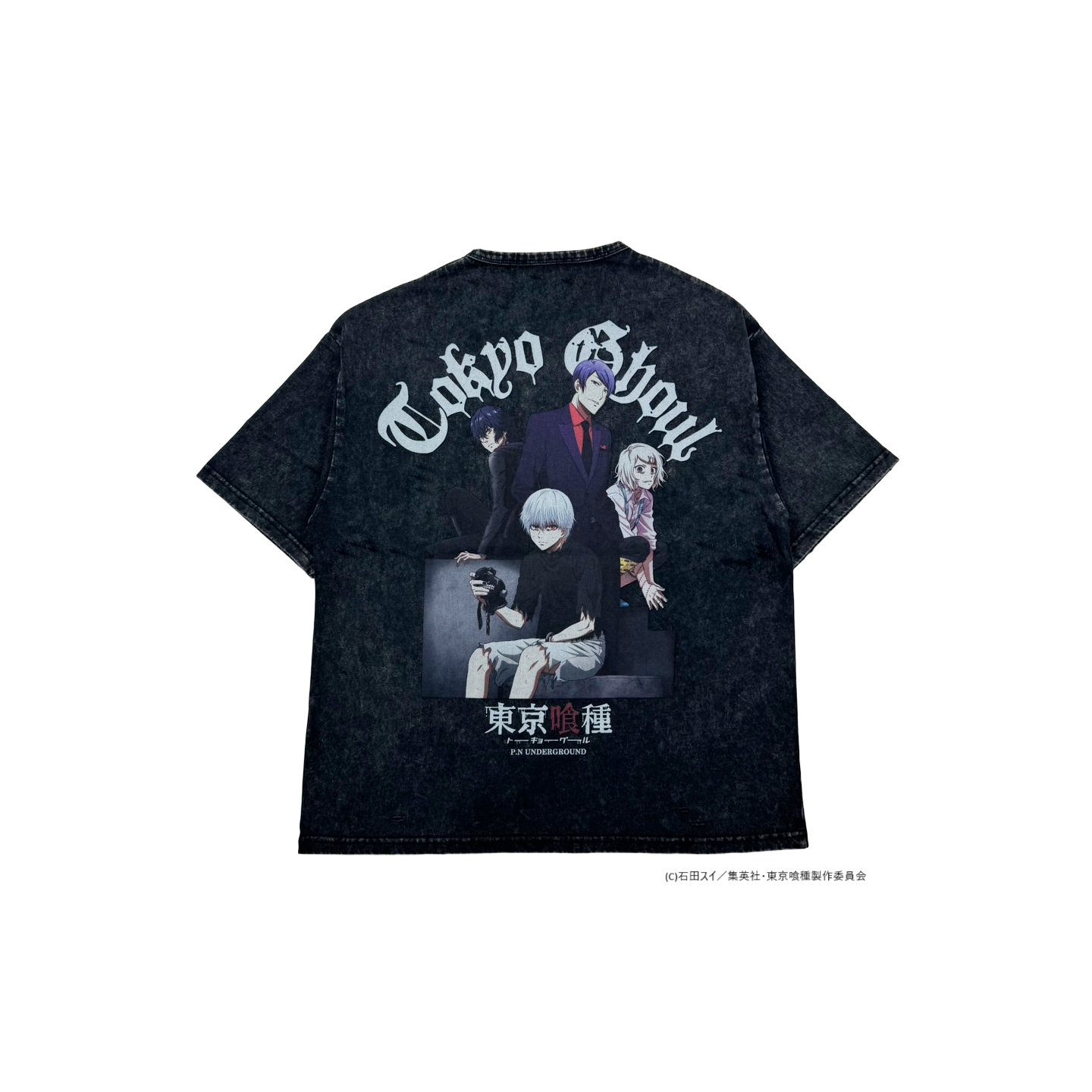 【P.N UNDERGROUND×東京喰種】東京喰種ダメージ TEE (735621)
