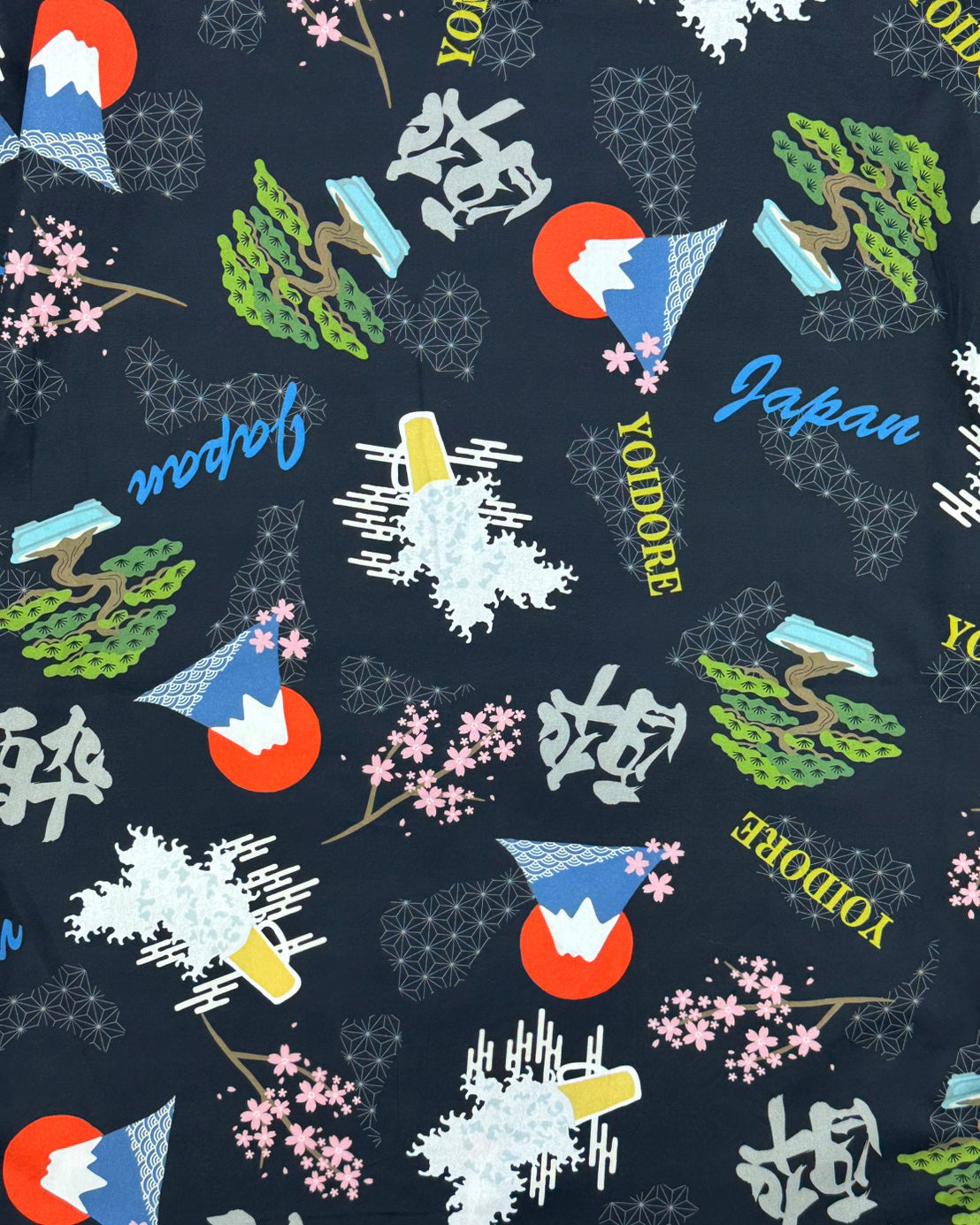 【YOIDORE】酒 JAPAN 総柄シャツ (826001)