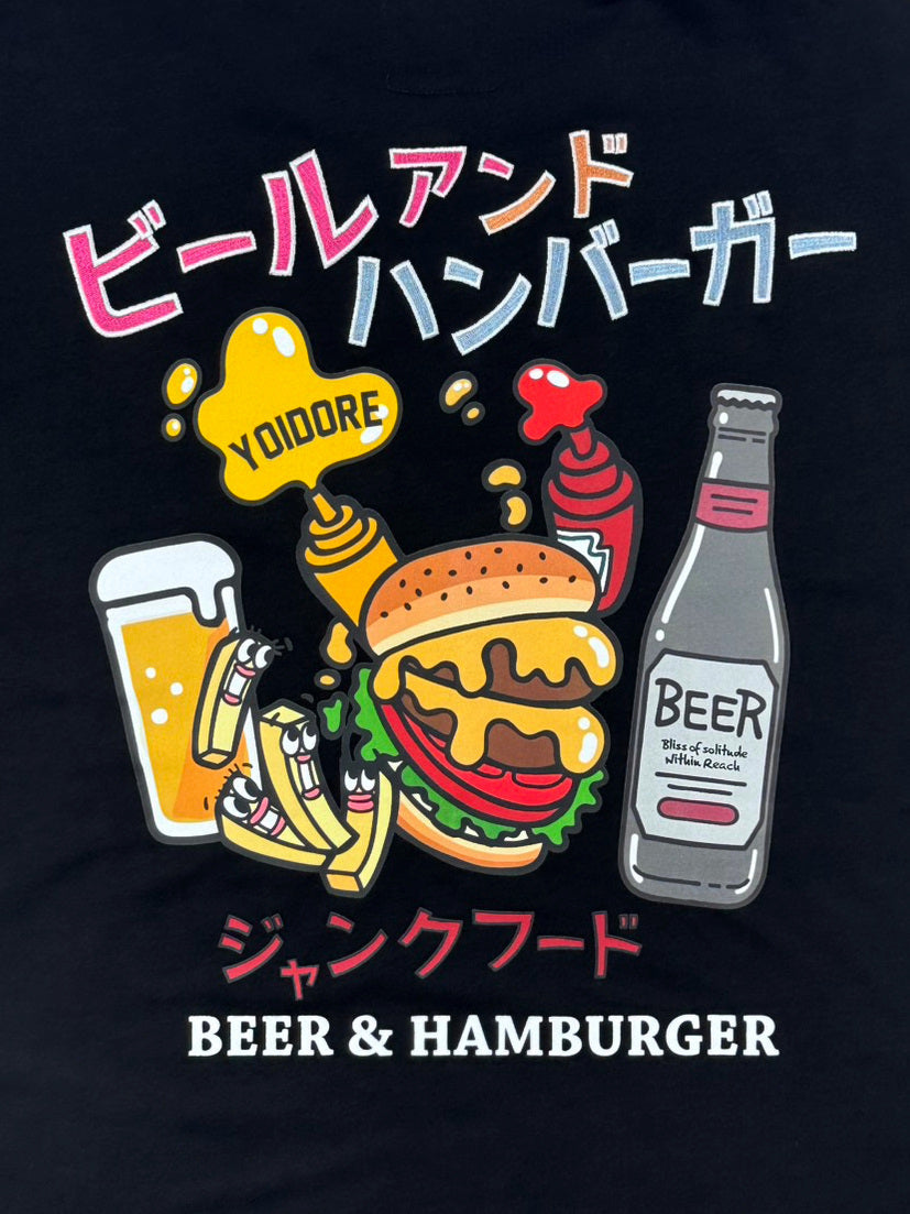【YOIDORE】ビールとジャンクフード TEE (826235)