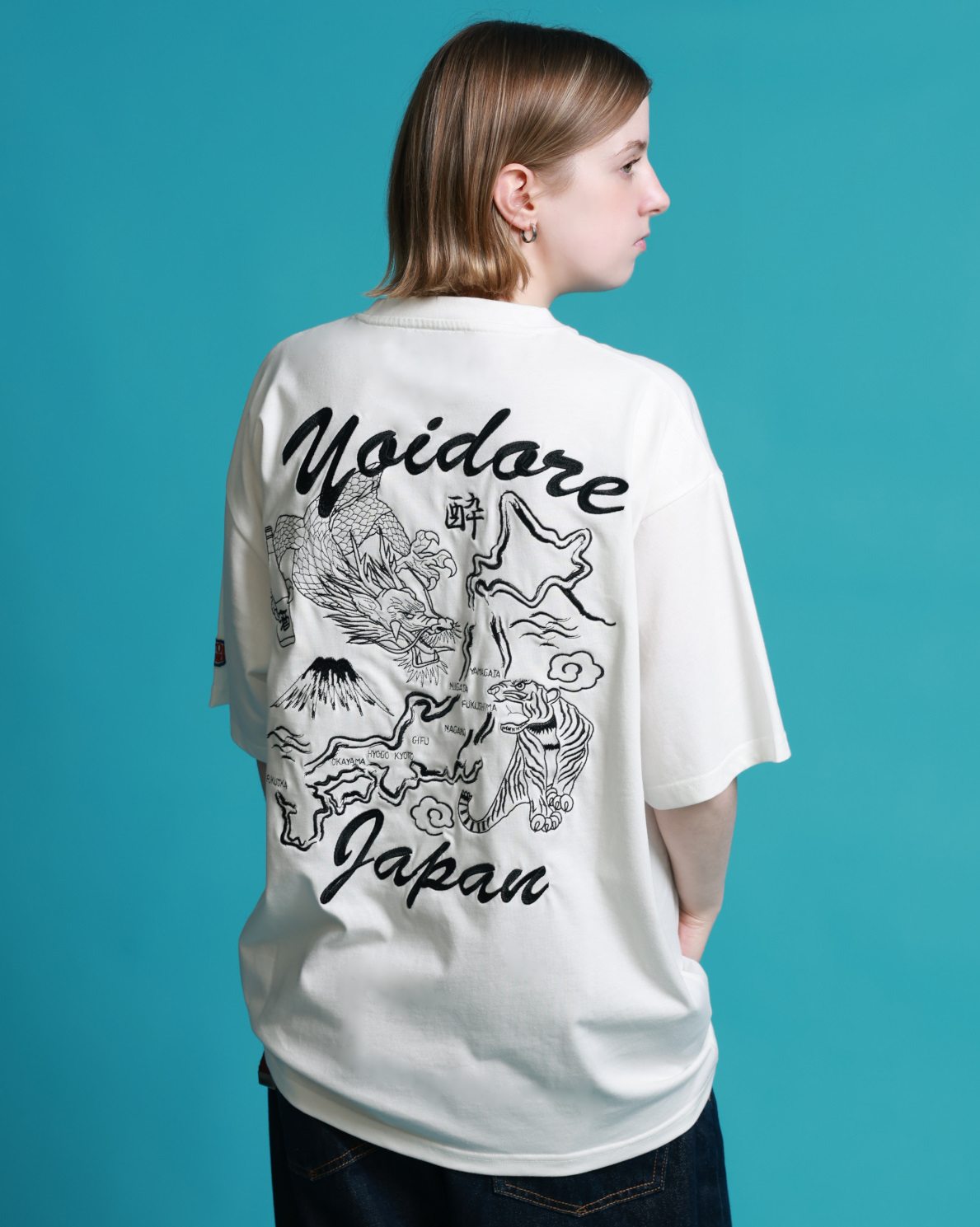 【YOIDORE】龍と虎 スカJAPAN TEE (826213)