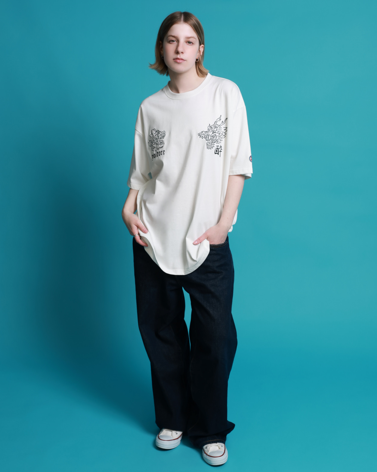 【YOIDORE】龍と虎 スカJAPAN TEE (826213)