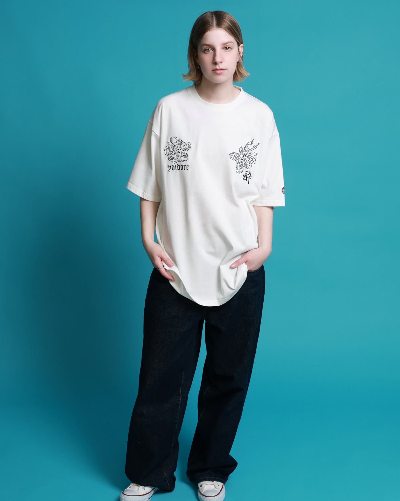 【YOIDORE】龍と虎 スカJAPAN TEE (826213)